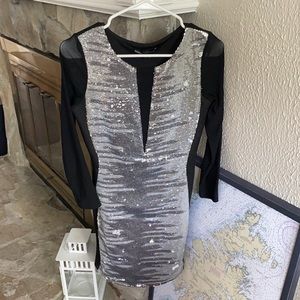 BEBE ADDICTIONS Sequin Dress